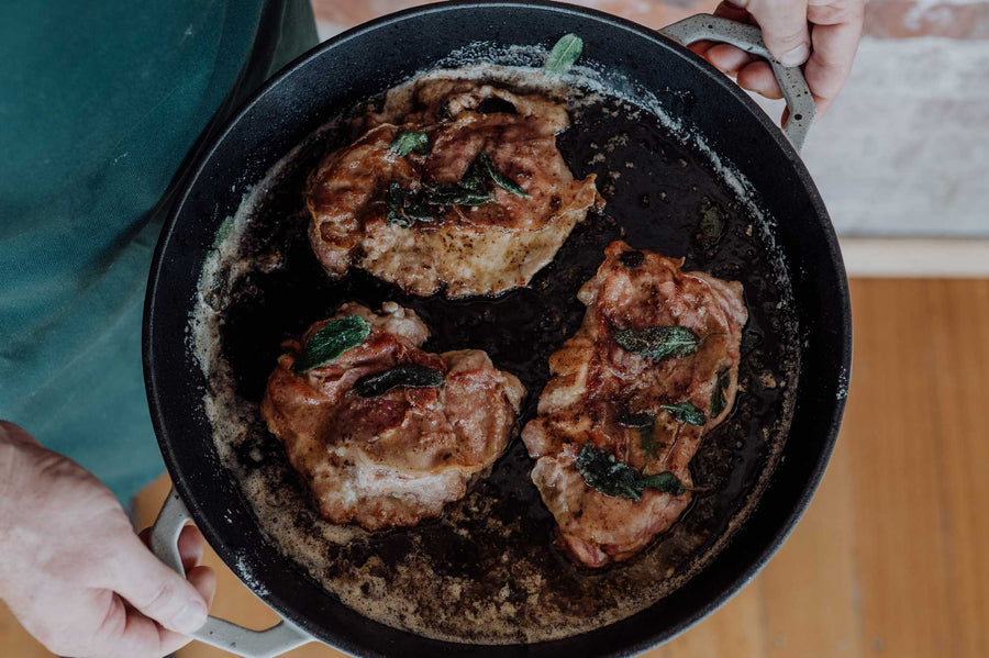 Pork Saltimbocca with Sage