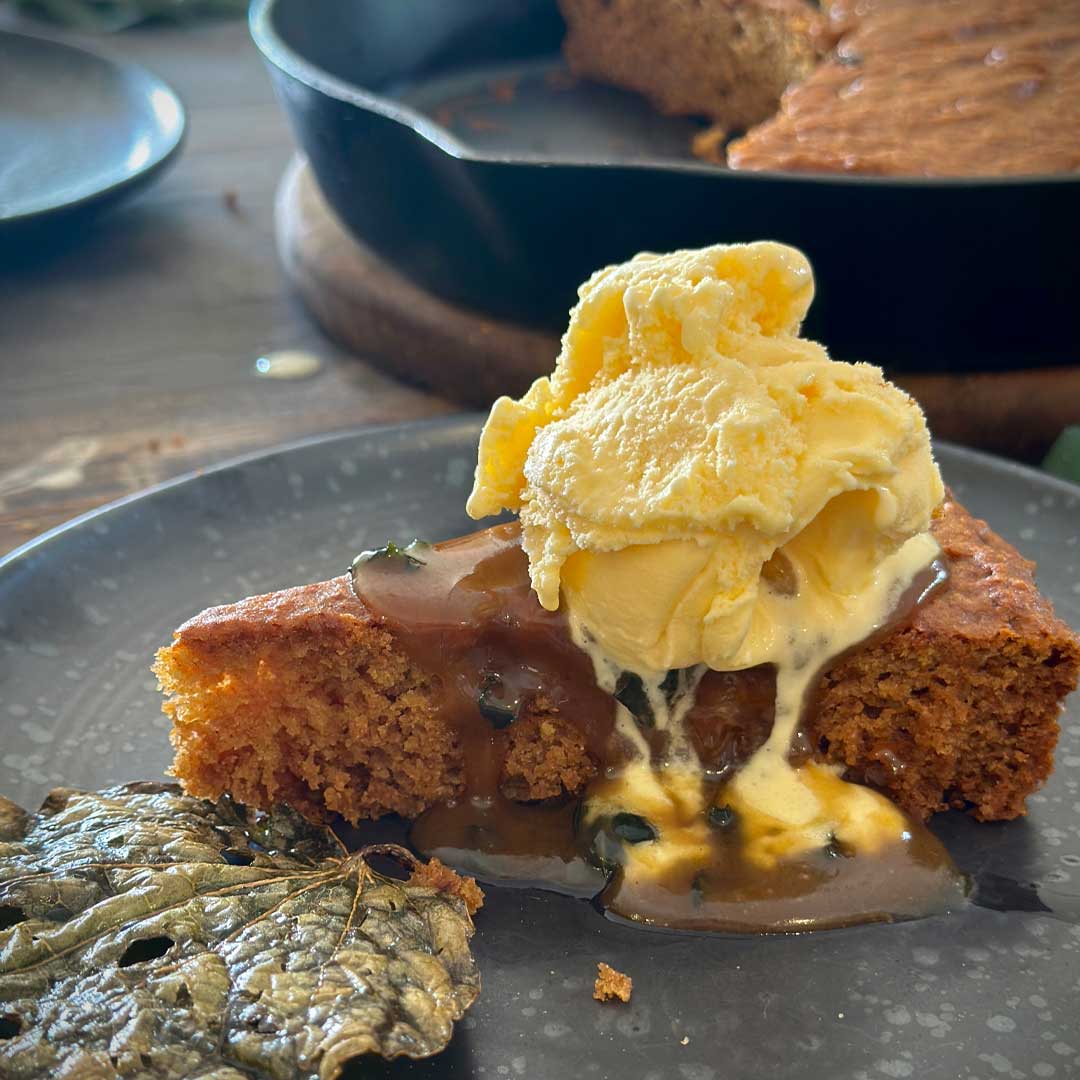 Kūmara Caramel Cake
