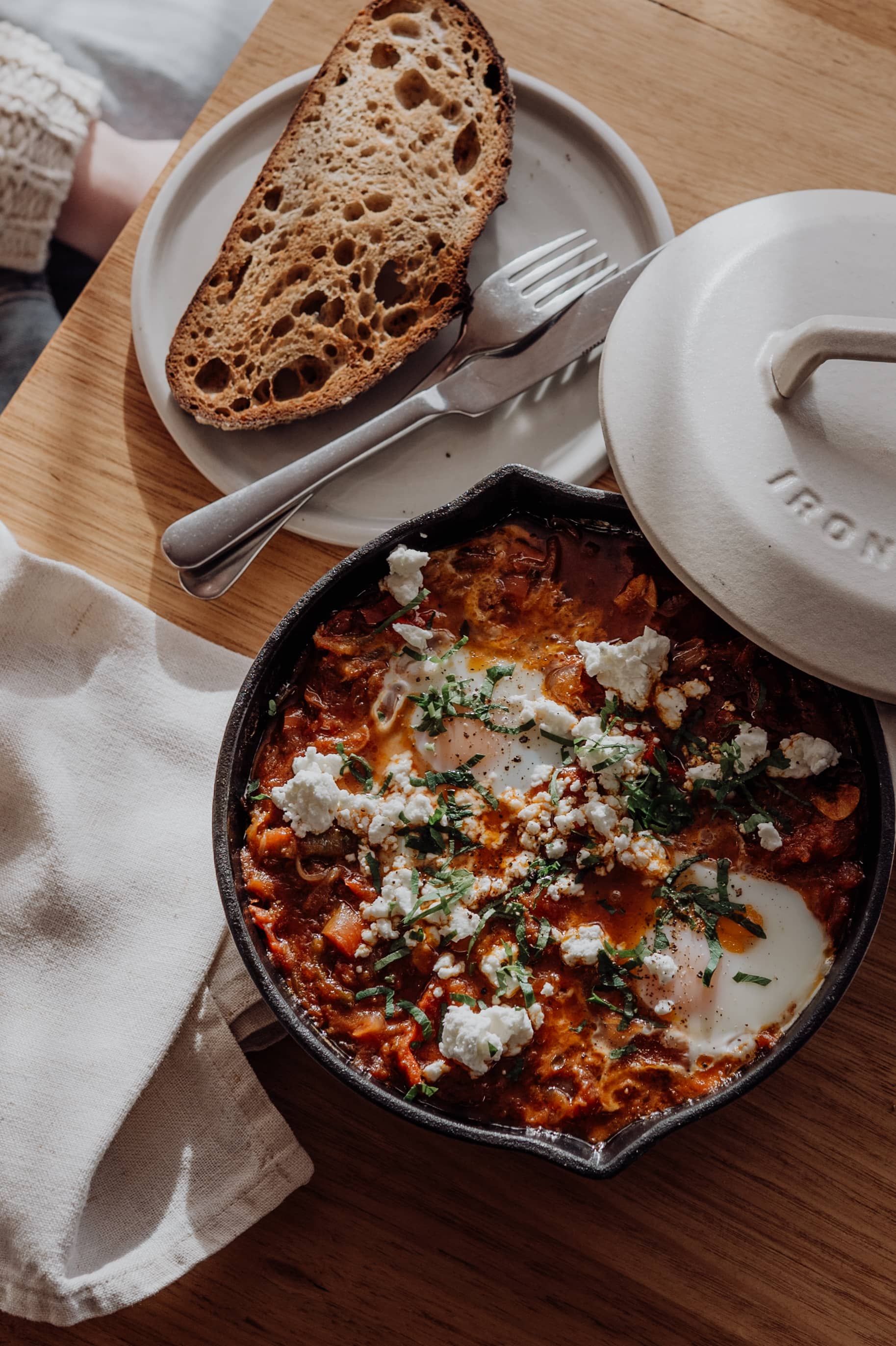 Spiced Tomato Baked Eggs