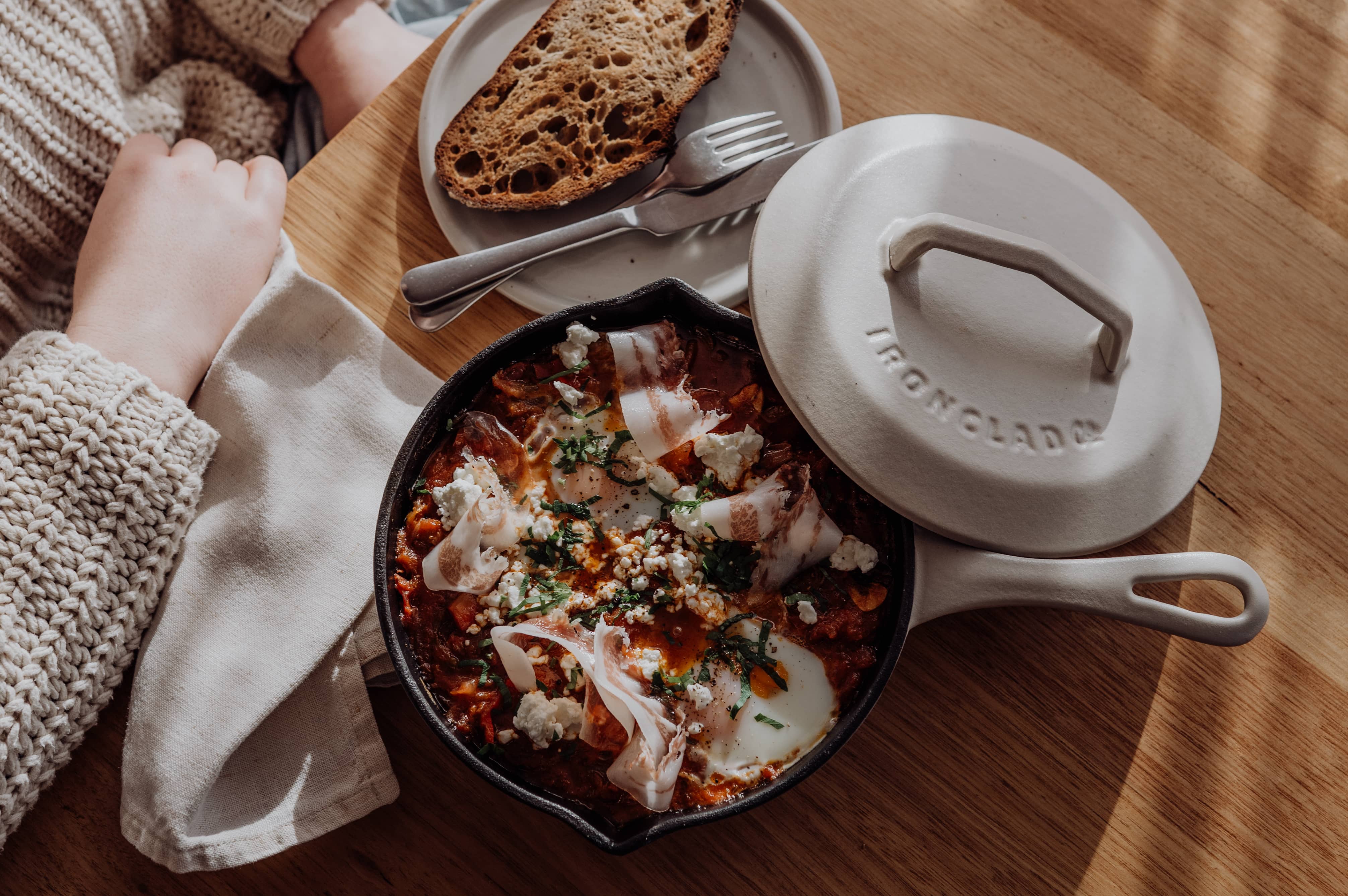 Spiced Tomato Baked Eggs